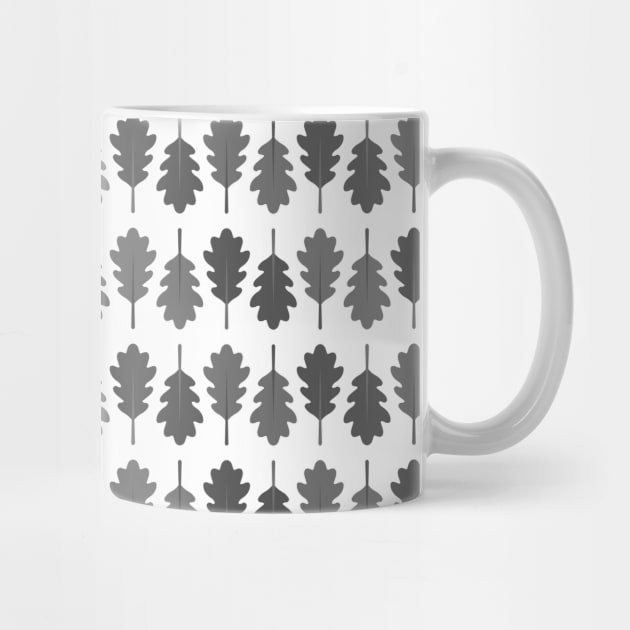 Oak Leaves Pattern (Grey) by John Uttley